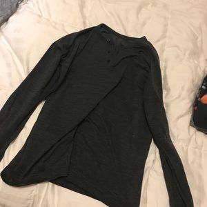 Men’s lululemon 1/4 button up athletic shirt